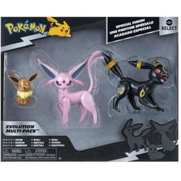 Φιγούρες Jazwares Pokemon Evolution Eevee, Umbreon & Espeon