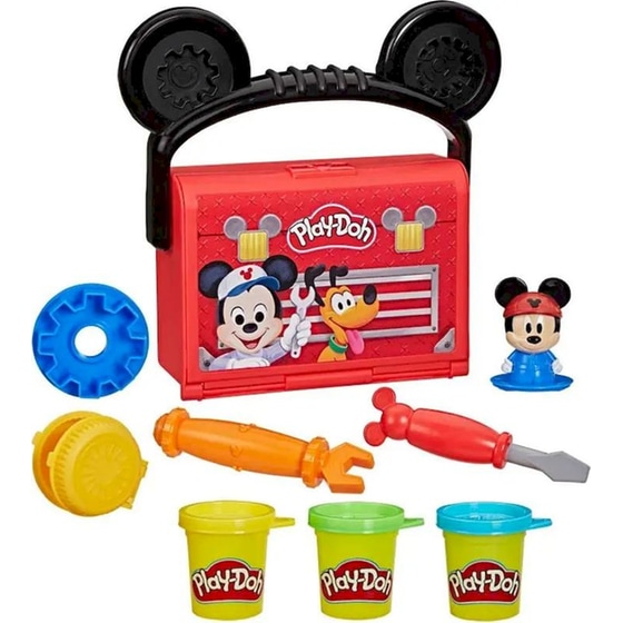 Play-Doh Disney JR Clubhouse On the Go Mickey/Minnie Playset - Τυχαία Επιλογή image 2