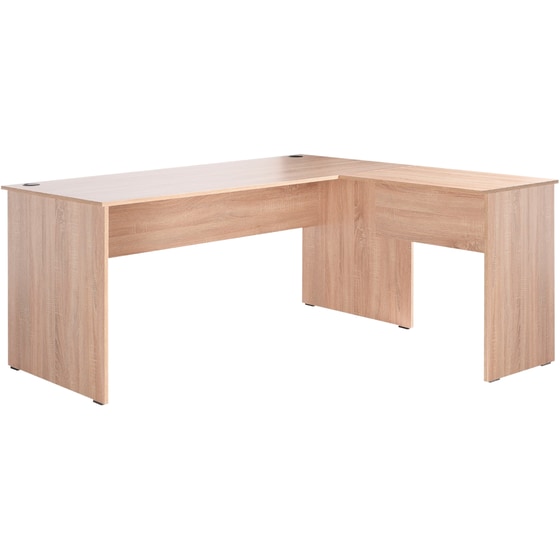 Γωνιακό Γραφείo 24Mall Miracolo από Μοριοσανίδα 114x72x75 cm - Μπεζ image 0