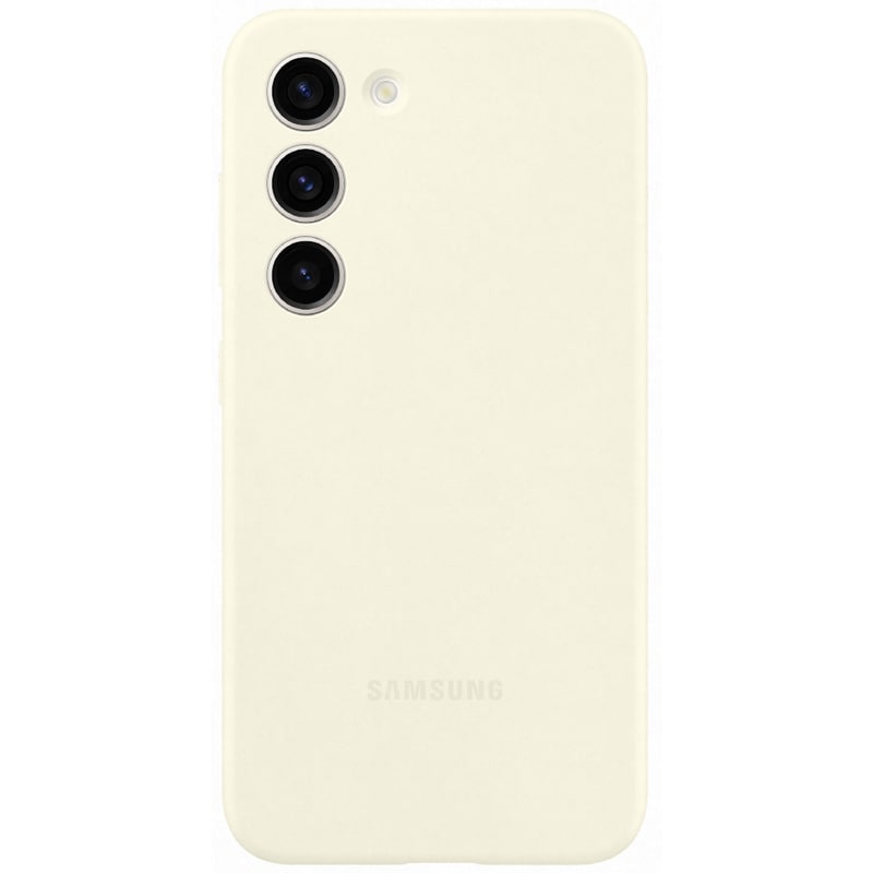 SAMSUNG Θήκη Samsung Galaxy S23 - Samsung Silicone Cover - Cream