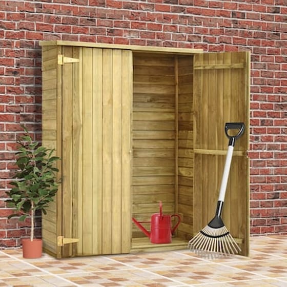 Vidaxl Αποθήκη Εργαλείων Κήπου 123x50x171 Εκ. Εμποτισμένο Ξύλο Πεύκου image 0