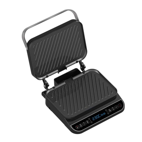 TurboTronic TT-CG900 2000 W Ασημί Ψηστιέρα - Γκριλιέρα image 1