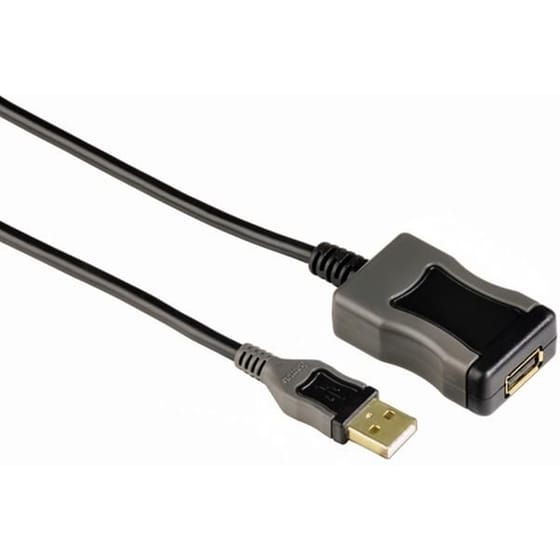 Cable Hama Usb-A 2.0 Extension 5m - Γκρι image 0