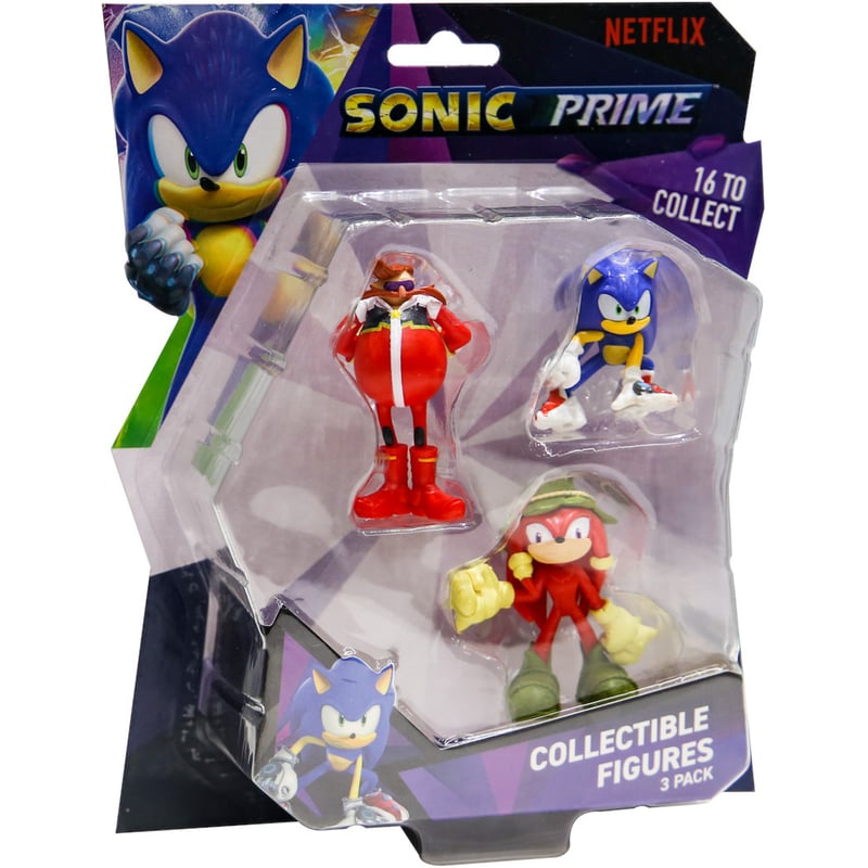 Φιγούρες P.M.I Sonic Prime SON2020 - 6.5cm - (3τμχ τυχαία)