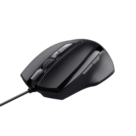 Trust Ενσύρματο Ποντίκι Voca Comfortable - Black image 1
