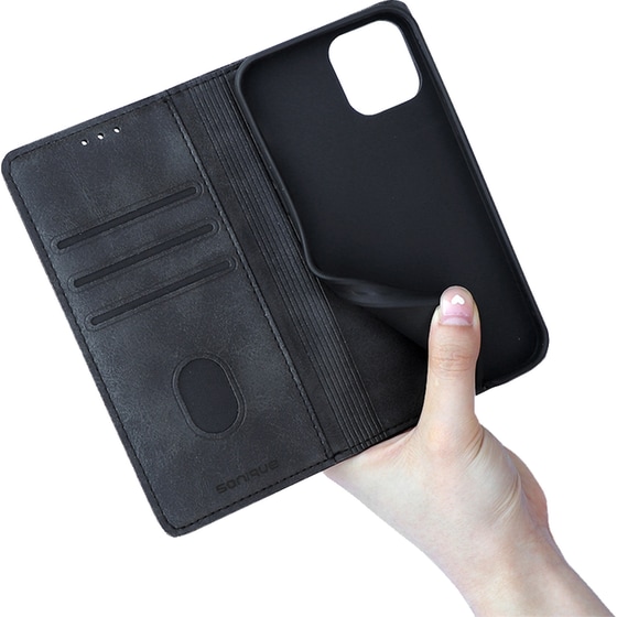 Θήκη Apple iPhone 14 Plus - Sonique Vintage Magnet Book - Μαύρο image 1