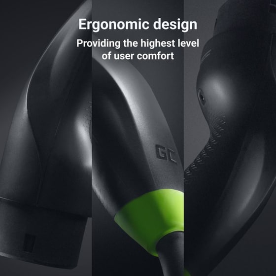 Καλώδιο Φόρτισης EVKABGC02 Greencell 7m 22 kW - Μαύρο image 5