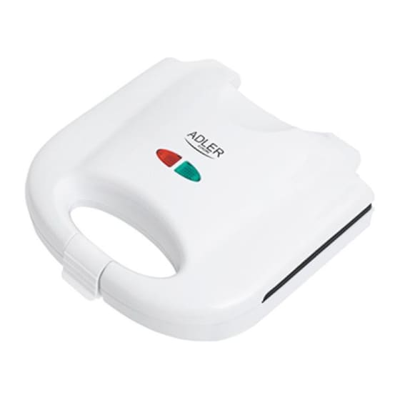 ADLER AD-301 700W Λευκή Τοστιέρα image 0
