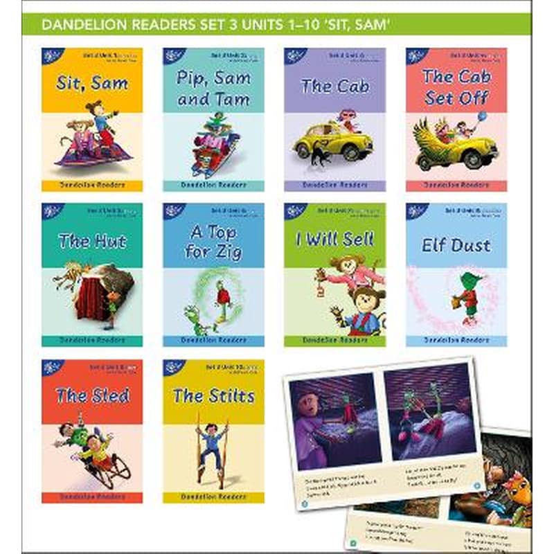 Phonic Books Dandelion Readers Set 3 Units 1-10