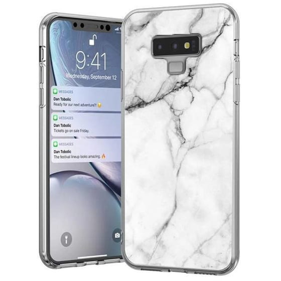Θήκη Samsung Galaxy Note 9 - Wozinsky Marble Case - White image 0