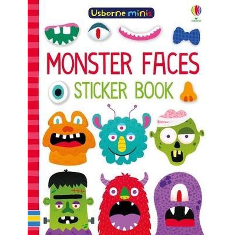 Monster Faces Sticker Book
