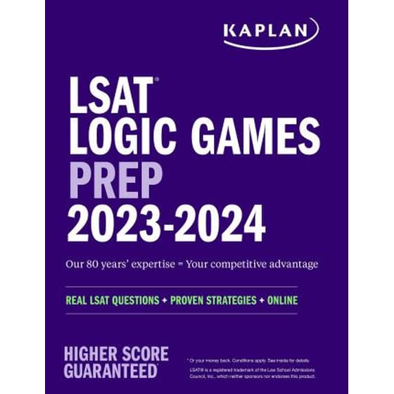 LSAT Logic Games Prep 2023 : Real LSAT Questions + Proven Strategies + Online image 0