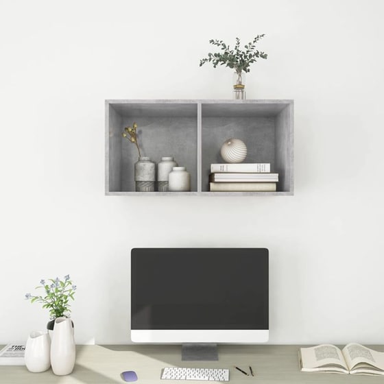 Έπιπλο Τηλεόρασης VidaXL από Μοριοσανίδα 37x37x72cm - Γκρι image 5