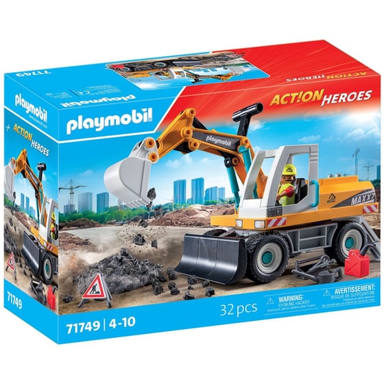 Playmobil Μεγάλος Εκσκαφέας Κατασκευών (71749) image 0