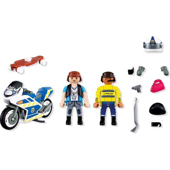 PLAYMOBIL® City Action Αστυνομική Καταδίωξη με Μοτοσικλέτα (72079) image 2