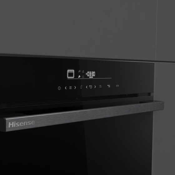 HISENSE HO66F 77 Lt Μαύρο Εντοιχιζόμενος Φούρνος Άνω Πάγκου image 3