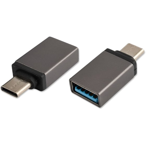 Αντάπτορας Tune Essential USB-C σε USB-A - Σετ 2 τμχ - Γκρι image 0