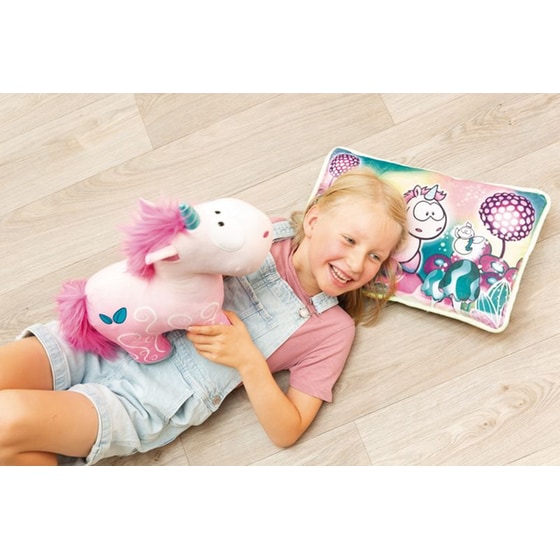 Λούτρινο NICI Μαξιλάρι Unicorn Midnight Floral (43x25 cm) image 5