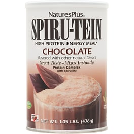 Πρωτεΐνη Nature's Plus Spiru-Tein Chocolate χωρίς Γλουτένη - 476gr