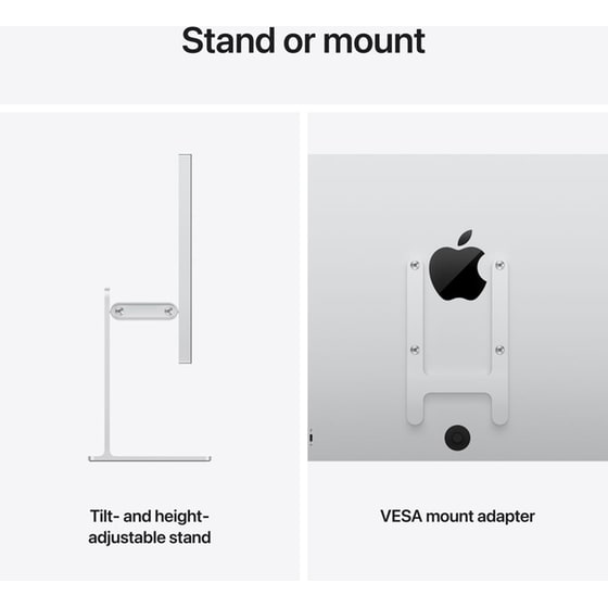 Apple Studio Display XDR MFEL4YP/A Monitor 27" 5K UHD Retina Flat 120Hz (Tilt-and Height-Adjustable Stand) image 6