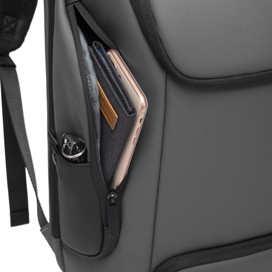 Τσάντα Laptop Bange 7267 15.6" Αδιάβροχη - Γκρι image 8