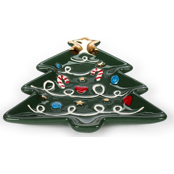 Tri-Coastal Design Δίσκος Κεραμικός Xmas Tree image 1