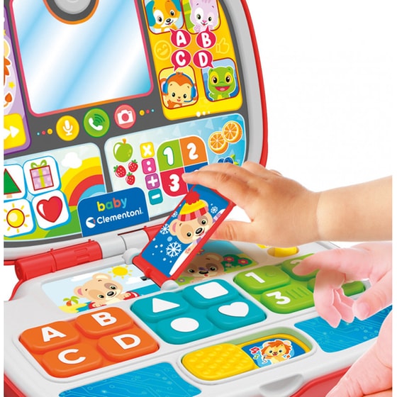 Clementoni Baby Βρεφικό Εκπαιδευτικό Baby Laptop (1000-63375) image 5