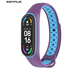 Λουράκι Sonique Σιλικόνης για Xiaomi Smart Band 7 - Μωβ