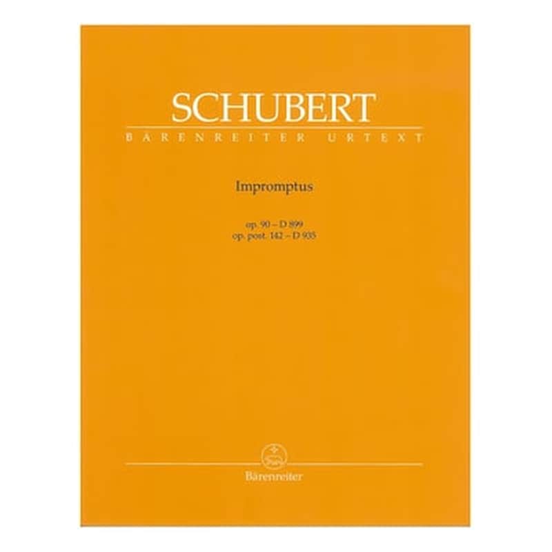 BARENREITER Schubert - Impromtus, Op.90-op.142