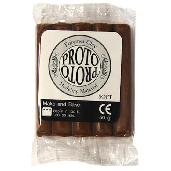 Πολυμερικός Πηλός 50γρ. Καφέ image 0