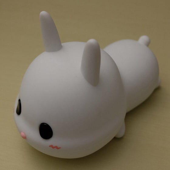 Allocacoc Meng Rabbit Night Lamp Κουνελάκι Φωτιστικό Νυκτός Από Μαλακή Σιλικόνη Με Χρονοδιακόπτη image 5