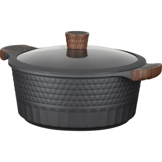 Κατσαρόλα Βαθιά RESTO Capella-93505 από Χυτό Αλουμίνιο 28 cm 6.6 L Μαύρο image 2