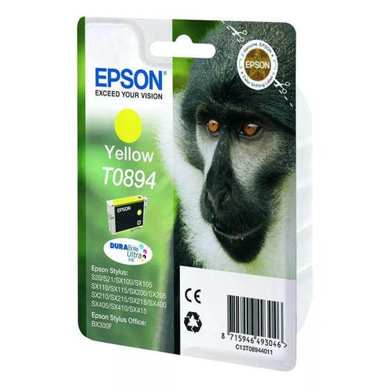 Epson T0894 Κίτρινο Μελάνι Εκτυπωτή C13T08944011 image 1