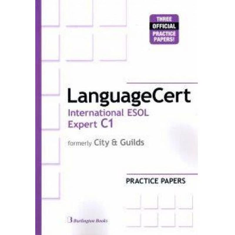 LanguageCert International ESOL Expert C1 formerly City Guilds