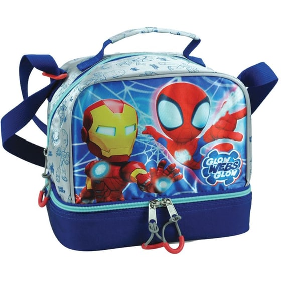 Τσαντάκι Φαγητού Gim Οβάλ Spidey Amazing Friends image 0