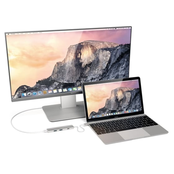 USB Hub 3.0 Type-C Satechi 4 ports Ασημί image 2