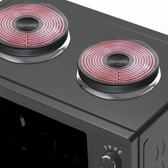 TURBOTRONIC TT-EV35TS 35 Lt Μαύρο Ηλεκτρικό Κουζινάκι image 7