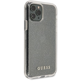 Θήκη Apple iPhone 11 Pro Max - Guess Glitter Collection - Clear/Glitter Silver