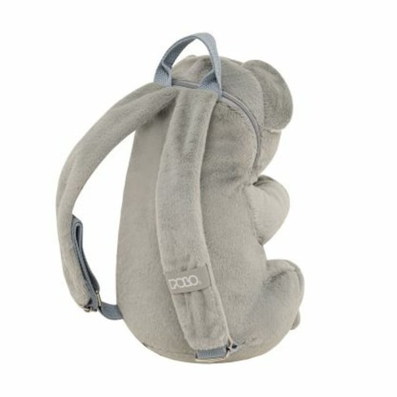 Τσάντα Πλάτης Polo Λούτρινο Lindo Koala Γκρι image 2