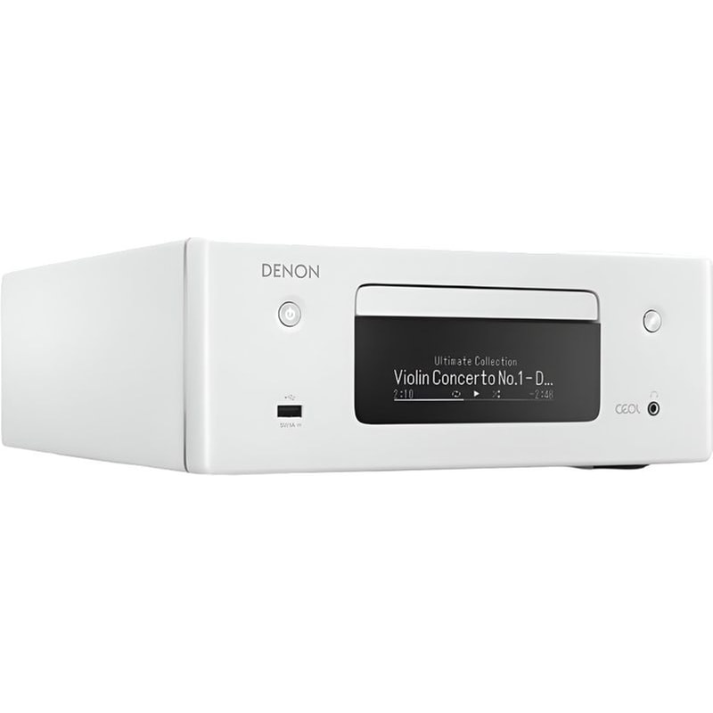 DENON Ηχοσύστημα Denon Ceol RCD-N10 65 W Με CD/Digital Media Player - Λευκό