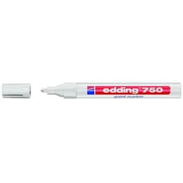 Μαρκαδόρος Ανεξίτηλος Edding 750 Λευκό 2.0-4.0 mm