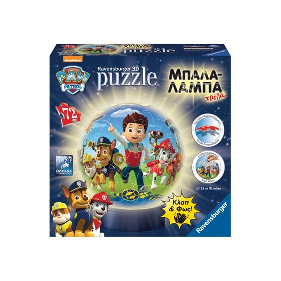 3D Puzzle Μπαλαλάμπα Τρέλα Paw Patrol 72 Τεμ. image 0