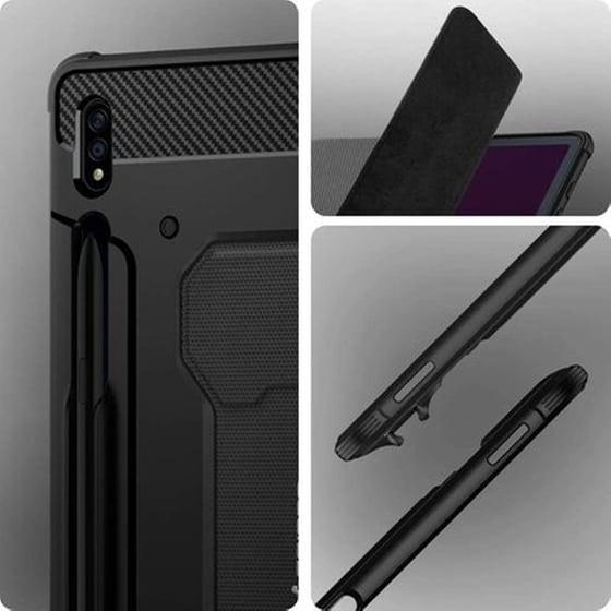 Θήκη Tablet Spigen Rugged Armor Pro Samsung Galaxy Tab S7 Plus 12.4" T970 / T976 - Black (acs01607) image 1