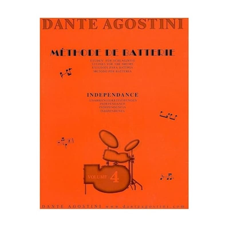 DANTE AGOSTINI Agostini - Methode De Batterie, Vol.4