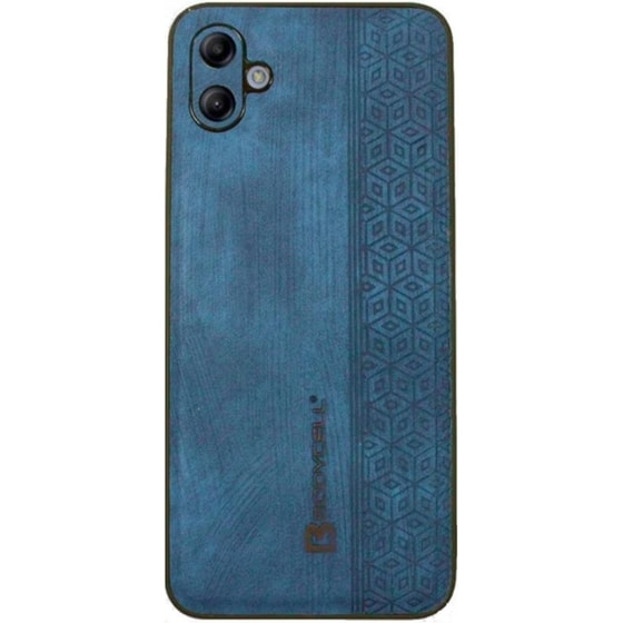 Θήκη Samsung Galaxy A04e - Bodycell Pattern Leather - Blue image 0