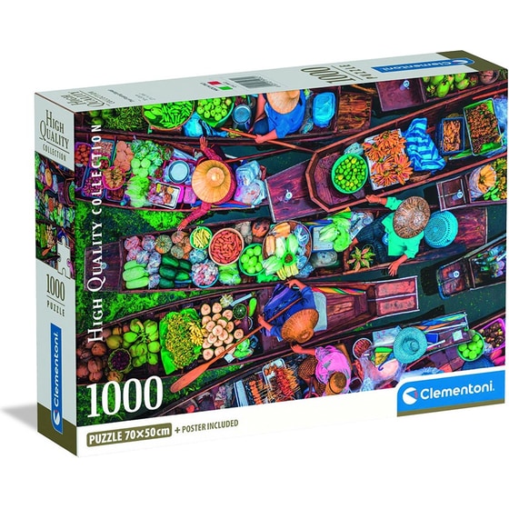 Παζλ Clementoni High Quality Collection Πλεούμενη Αγορά (1000 Κομμάτια) image 0