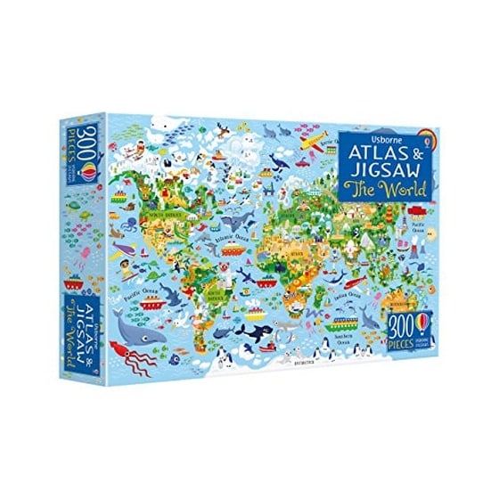 Usborne Atlas and Jigsaw The World image 0