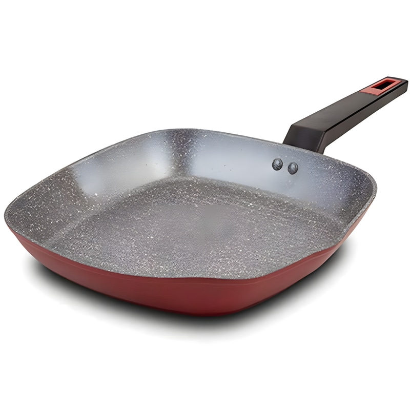 NAVA Αντικολλητικό Τηγάνι Γκριλιέρα NAVA Taurus 10-144-061 από Αλουμίνιο 28cm