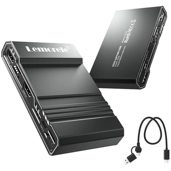 Lemorele AC09 Capture Card για PC - Μαύρο image 0