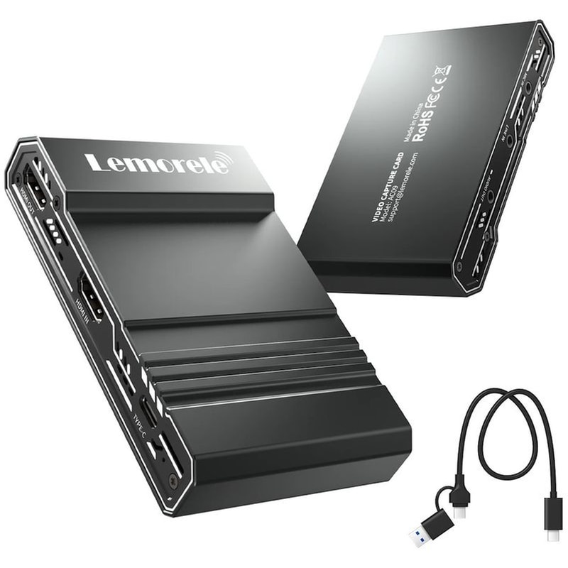 Lemorele AC09 Capture Card για PC - Μαύρο